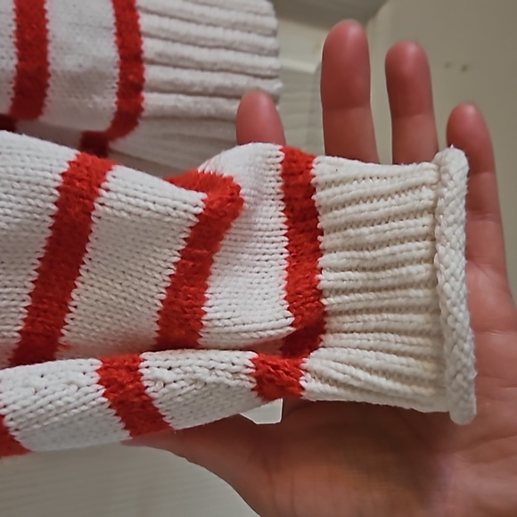 Red striped sweater loft - Picture 4 of 6